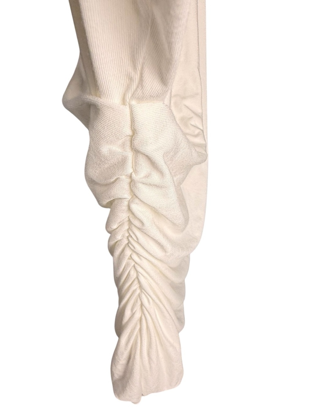 NIC+ZOE Drape Sleeveless Jersey Top in White Size XL - Picture 4 of 10